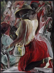 Profilering, 2005 (akryl på syrefri plate)